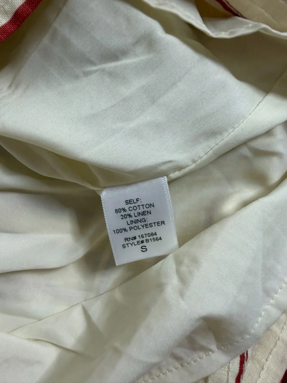 Tuckernuck Scarlet Stripe Prescott Dress size S - Picture 7 of 8